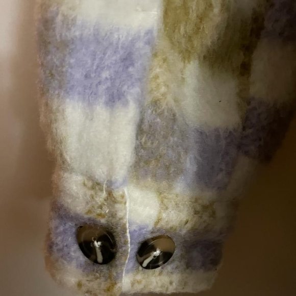 XS Cloth by Design Shacket - Plaid - Picture 3 of 6